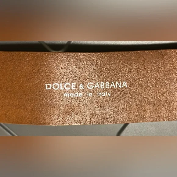 EUC Dolce & Gabbana Leather Belt! Can be Unisex!